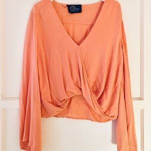 NWOT Blue Life Hayley Top Limited Edition Papaya
